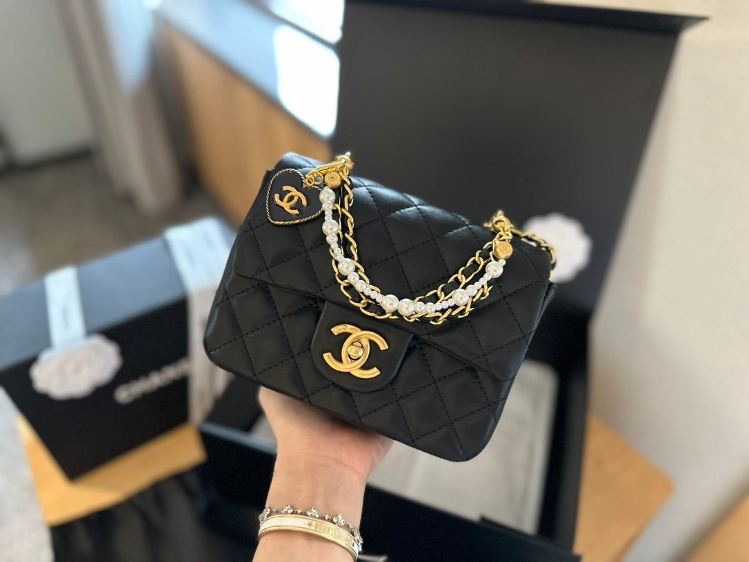 Chanel Quilted Mirror Crossbody