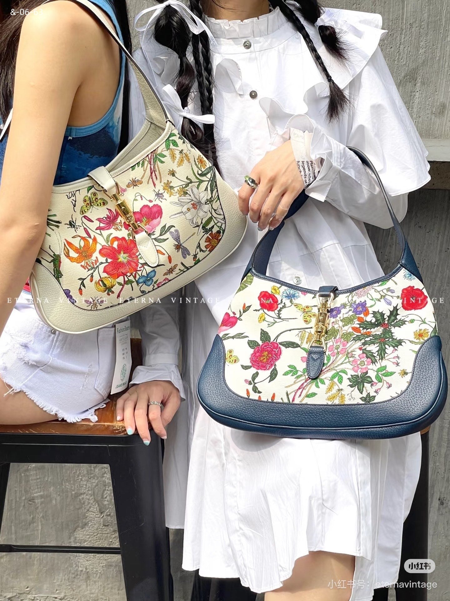 Gucci Mirror floral Bag