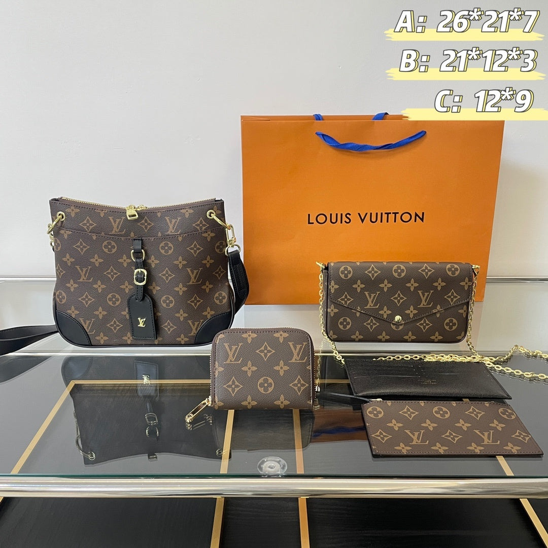 Lv Odeon Bag Set