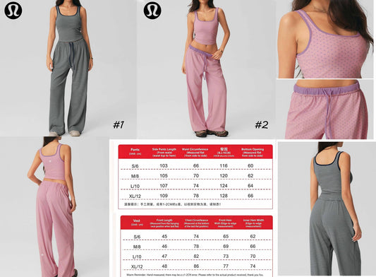LULU Tank and Pants Set