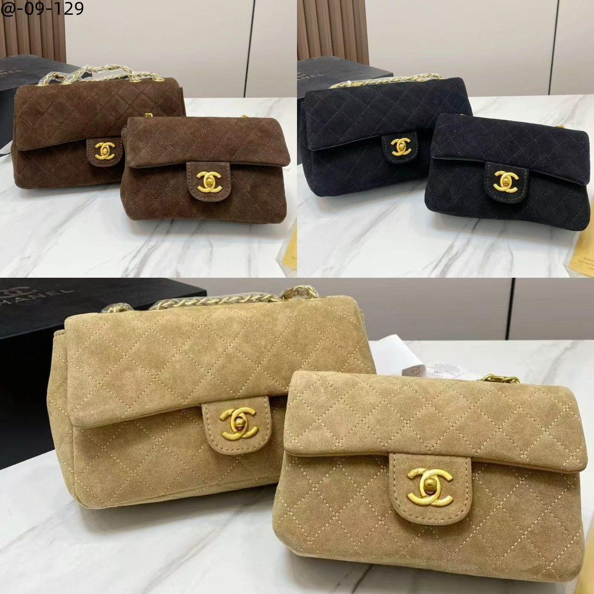 Chanel Suede Flap Bag