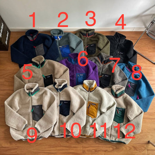 Patagonia Fleece Zip Up Jacket Retro X