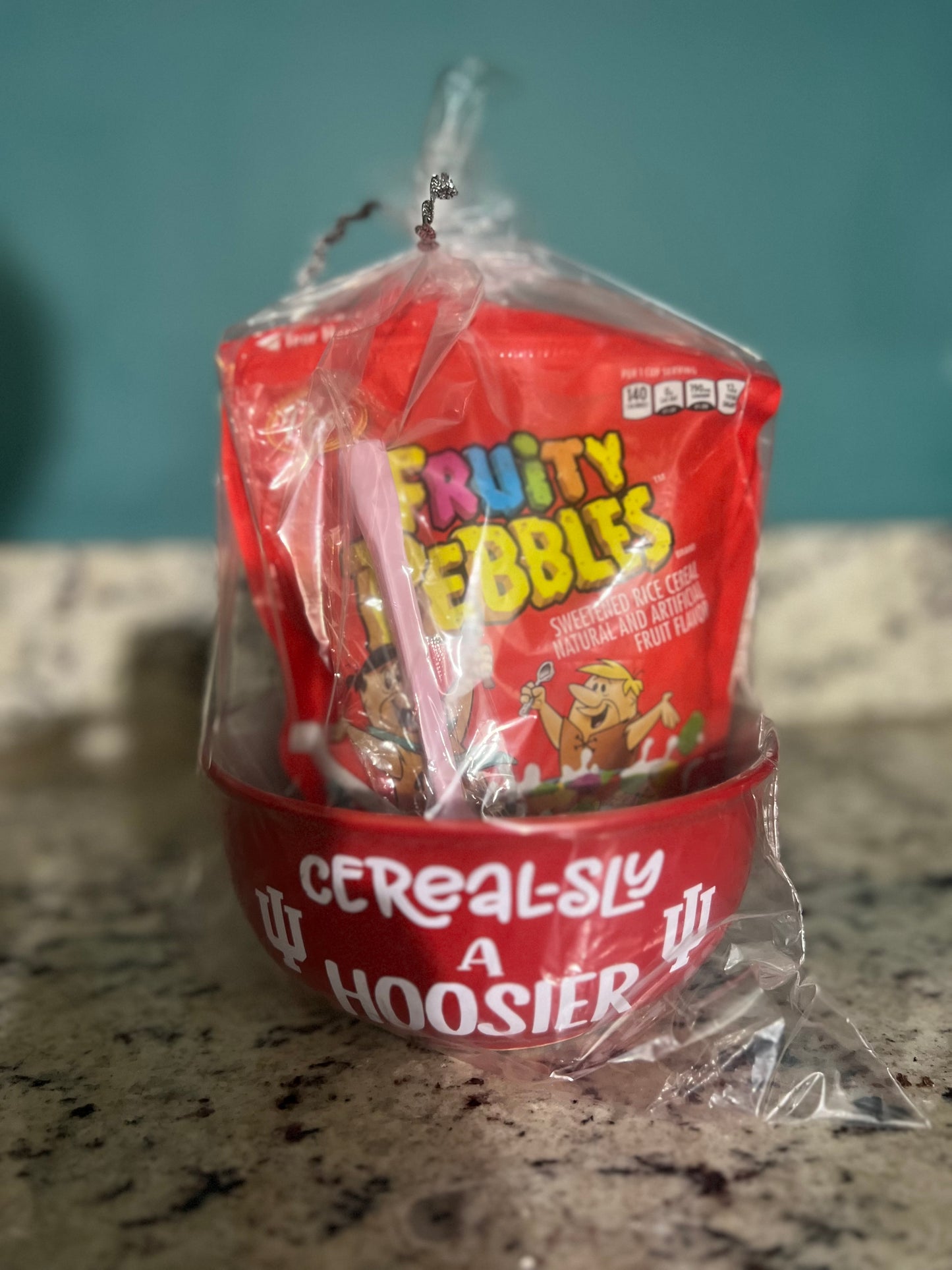 Cereal-sly a Hoosier Cereal Bowl Valentine