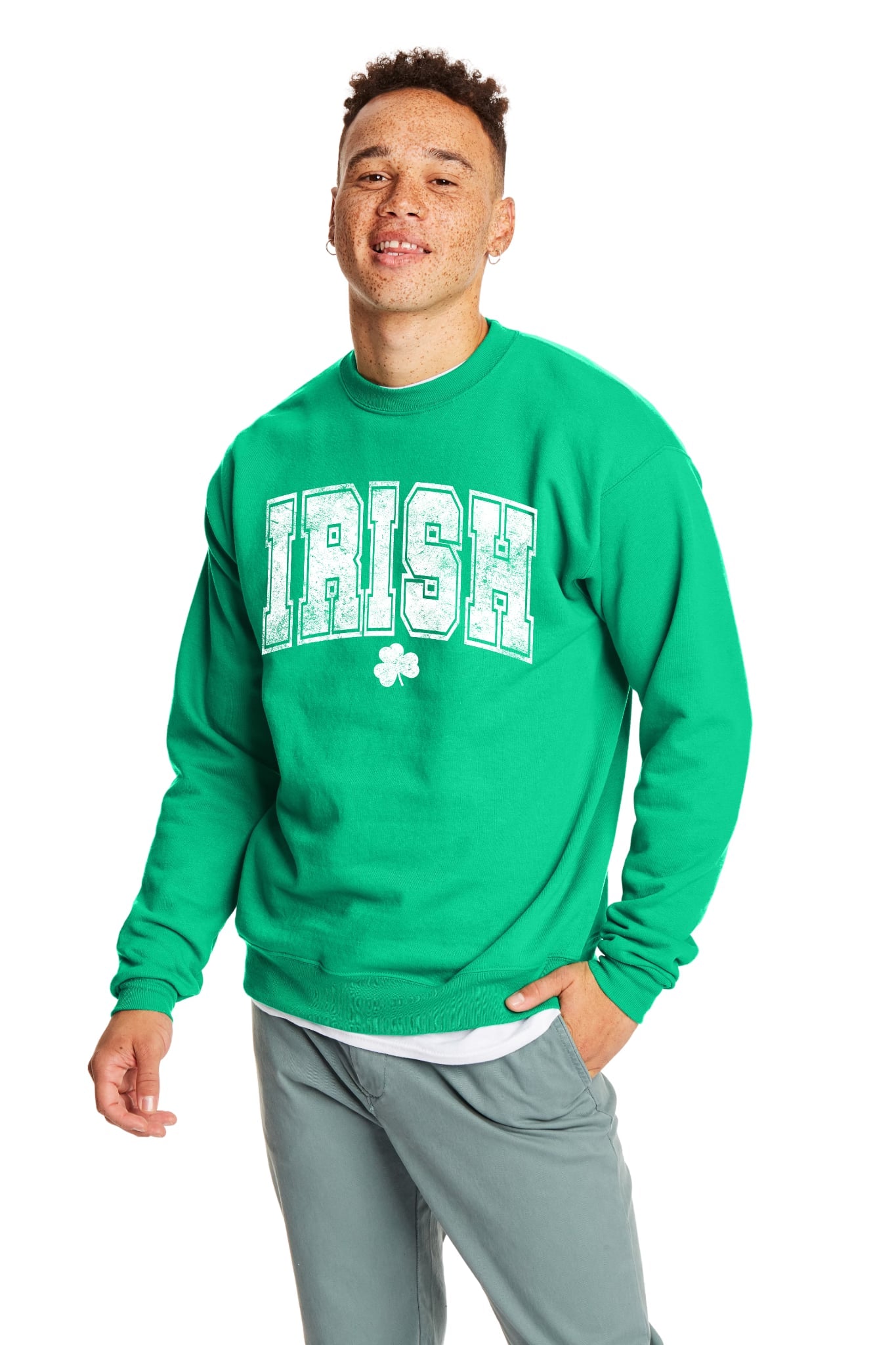 Irish Distressed St Patrick's Day Sweatshirt
