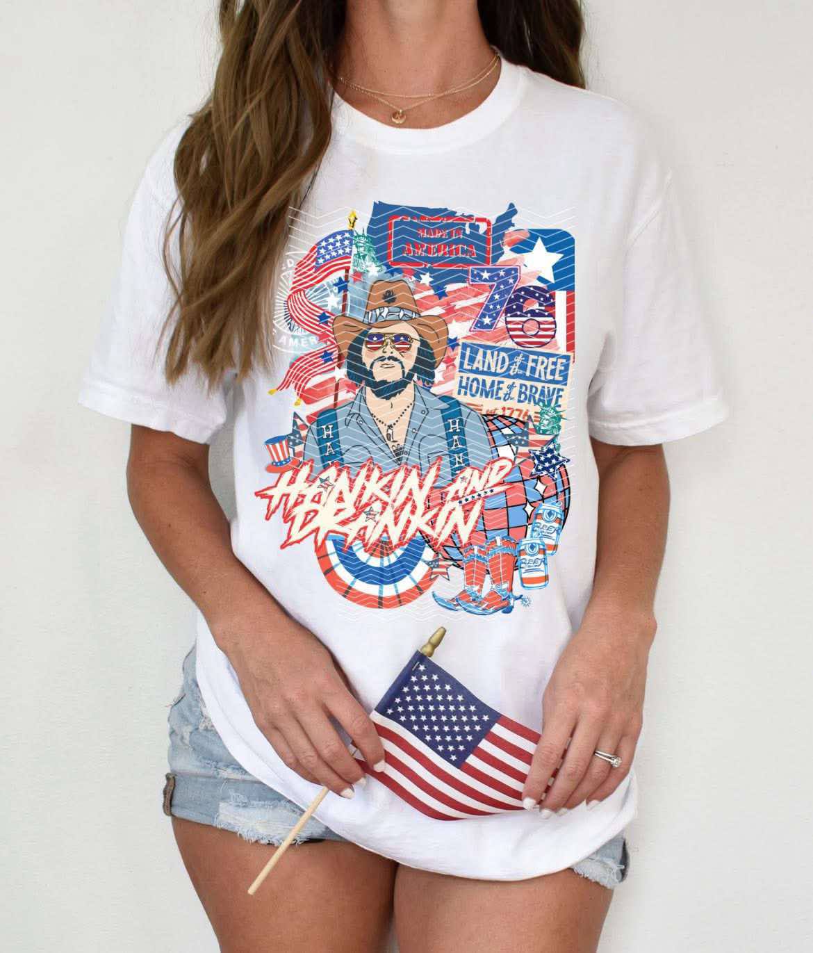 Hank Williams Usa Tshirt 3 Designs to Choose