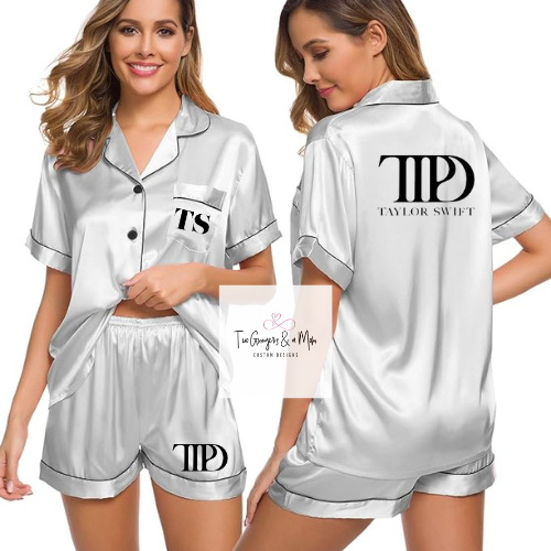 TTPD Taylor Inspired Two Piece Pajama set