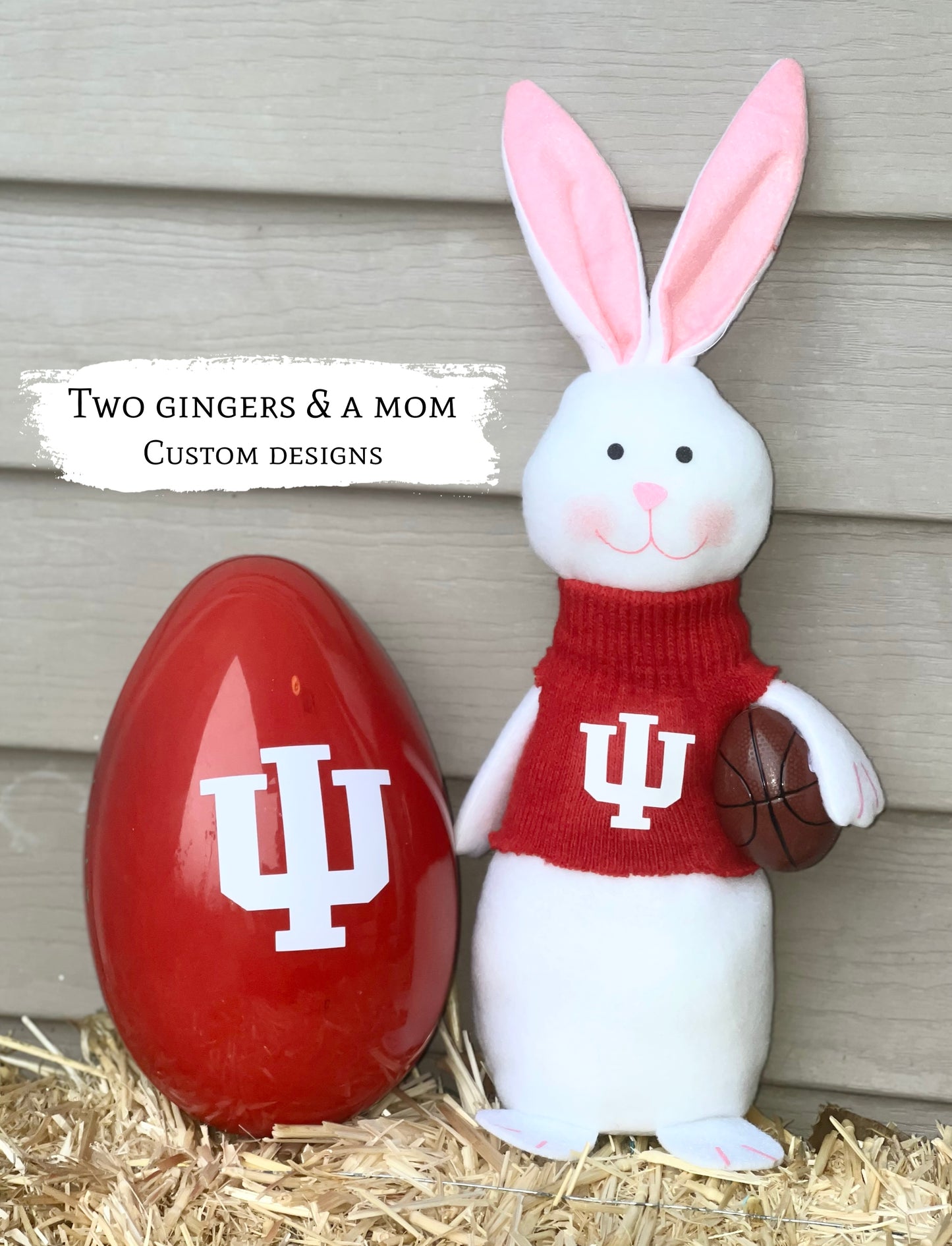 Chiefs 14 inch Easter Bunny & Jumbo Fillable Egg