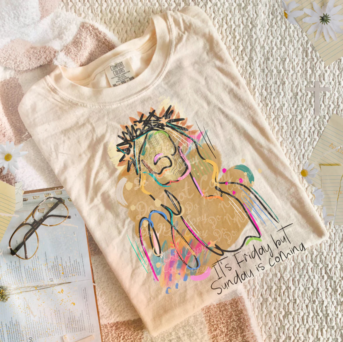 Sunday is Coming comfort colors t-shirt