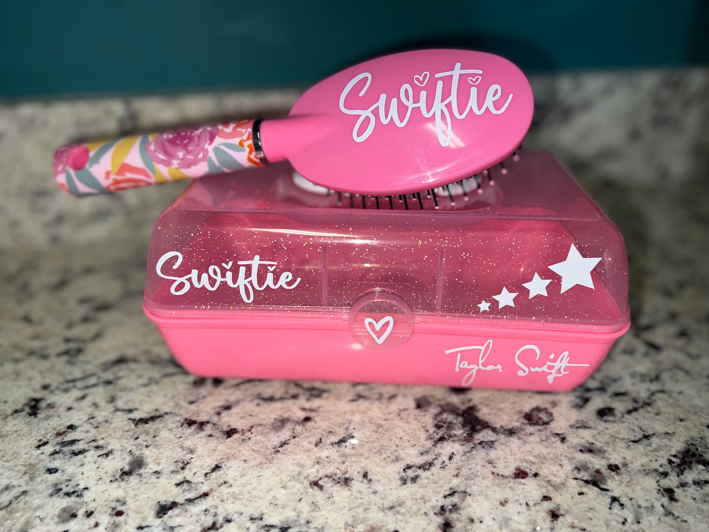 Personalized Make Up Case & Brush Set