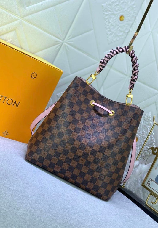 Lv Inspired Bucket Bag