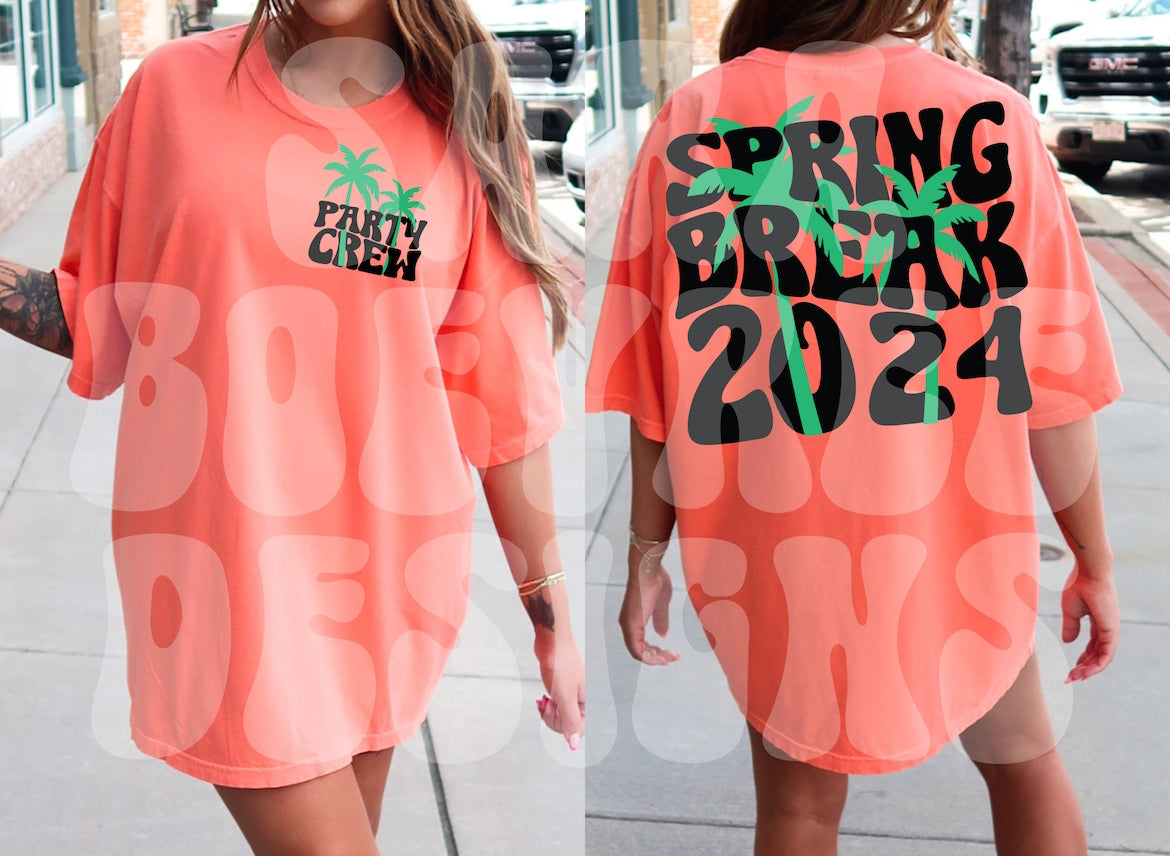 Spring Break 2024 Retro T-shirt