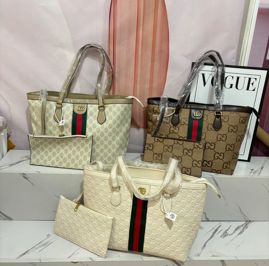 G Large Tote and Wristlet