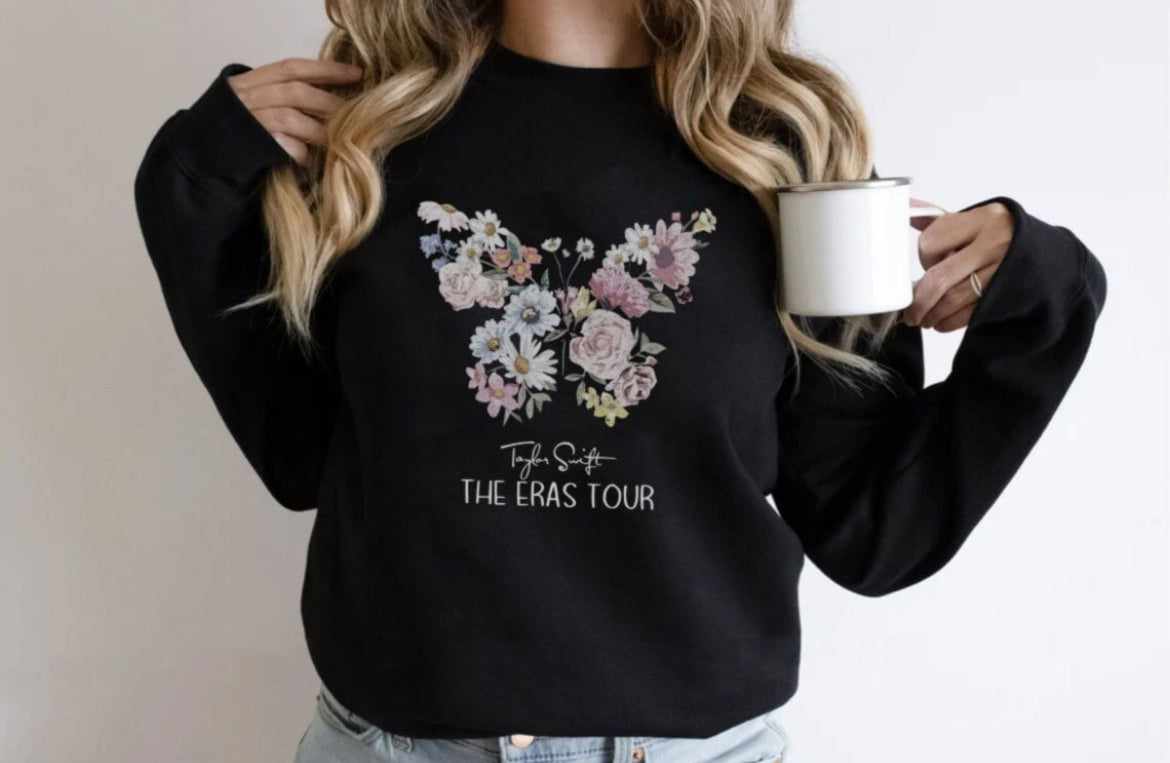 Taylor Swift Butterfly Eras Sweatshirt/T-shirt