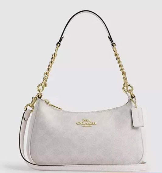 Coach White Terri Shoulder Bag