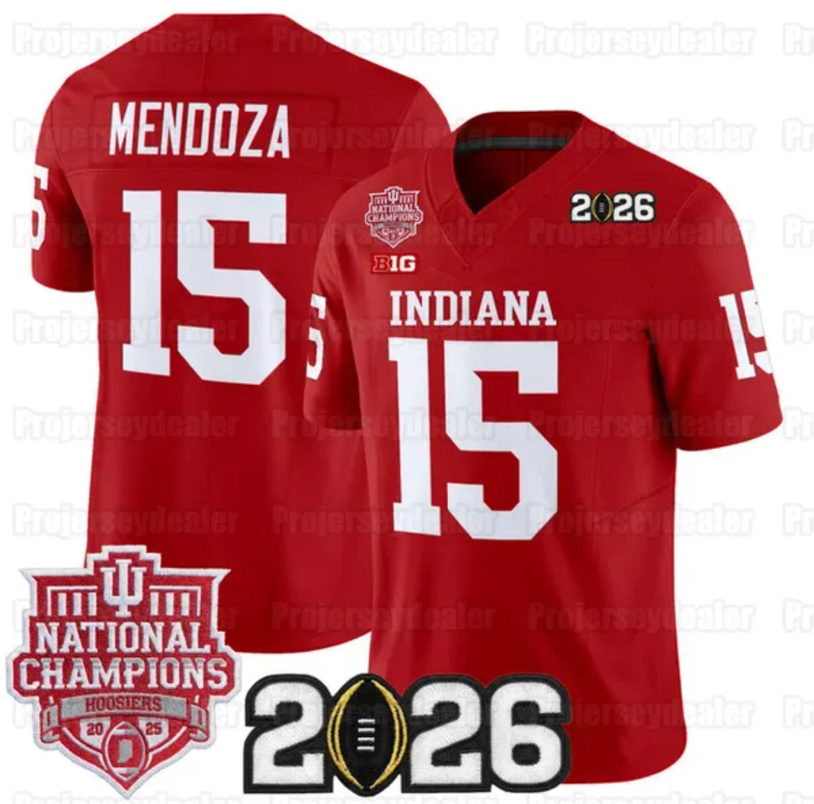 IU Hoosiers National Championship Patch Football Jersey
