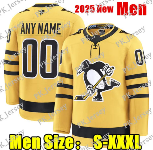 Crosby Hockey Jersey Yellow