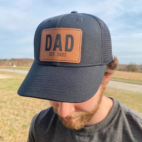 Custom Leather Patch Hat