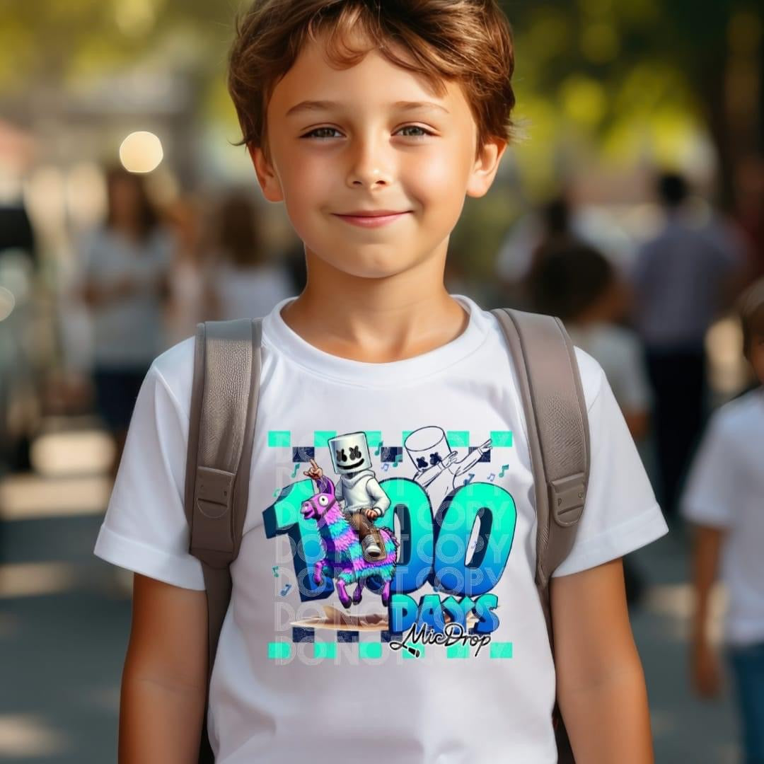 Youth 100 Days of School Shirts