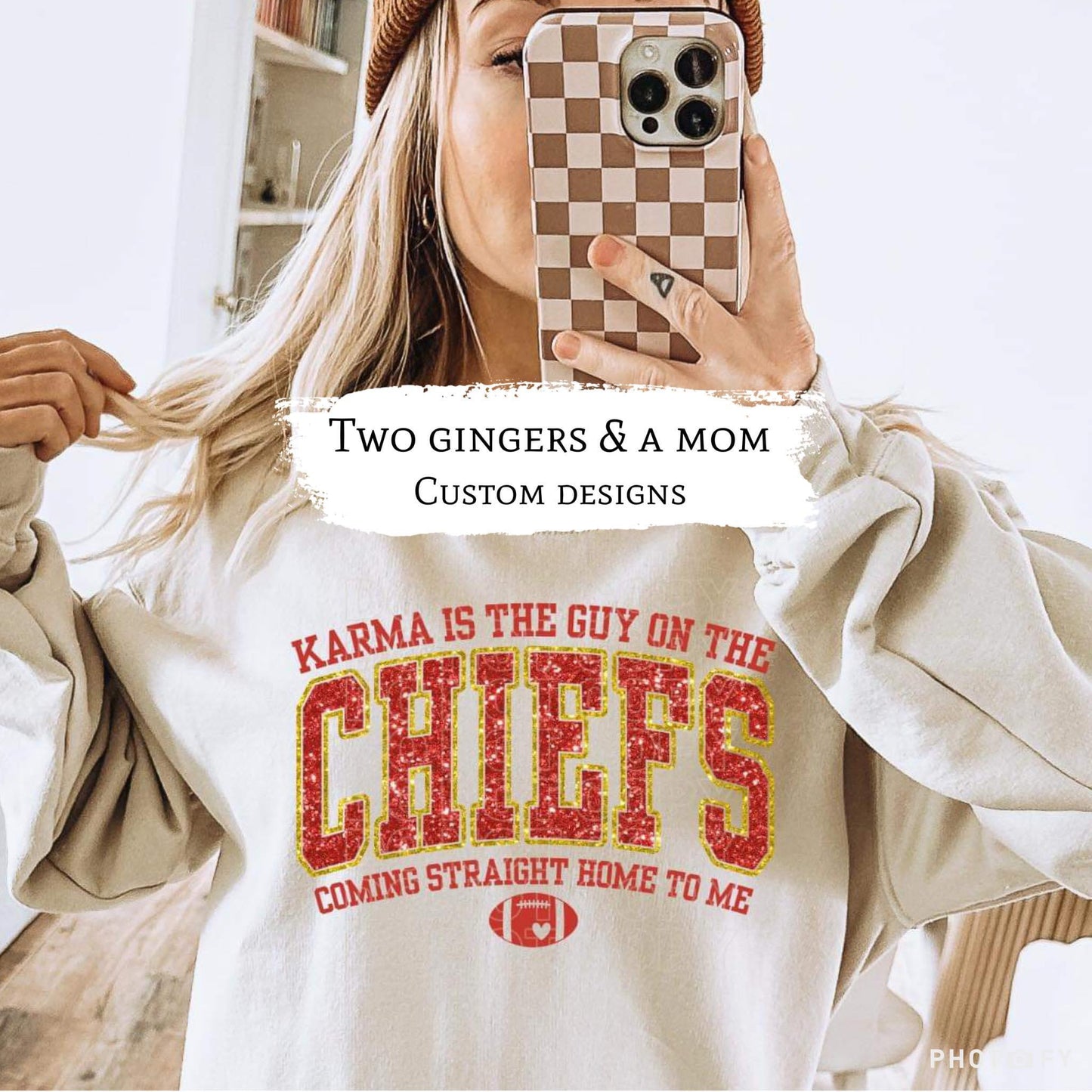 Karma is The Guy on the Chiefs Sweatshirt