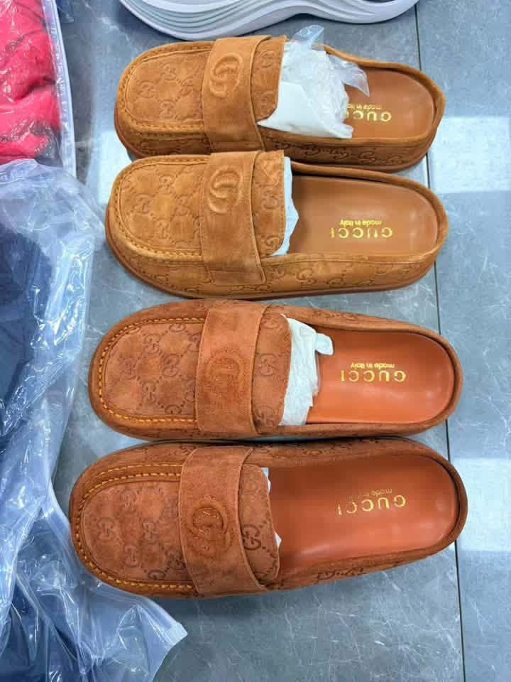 Gucci Suede Mules