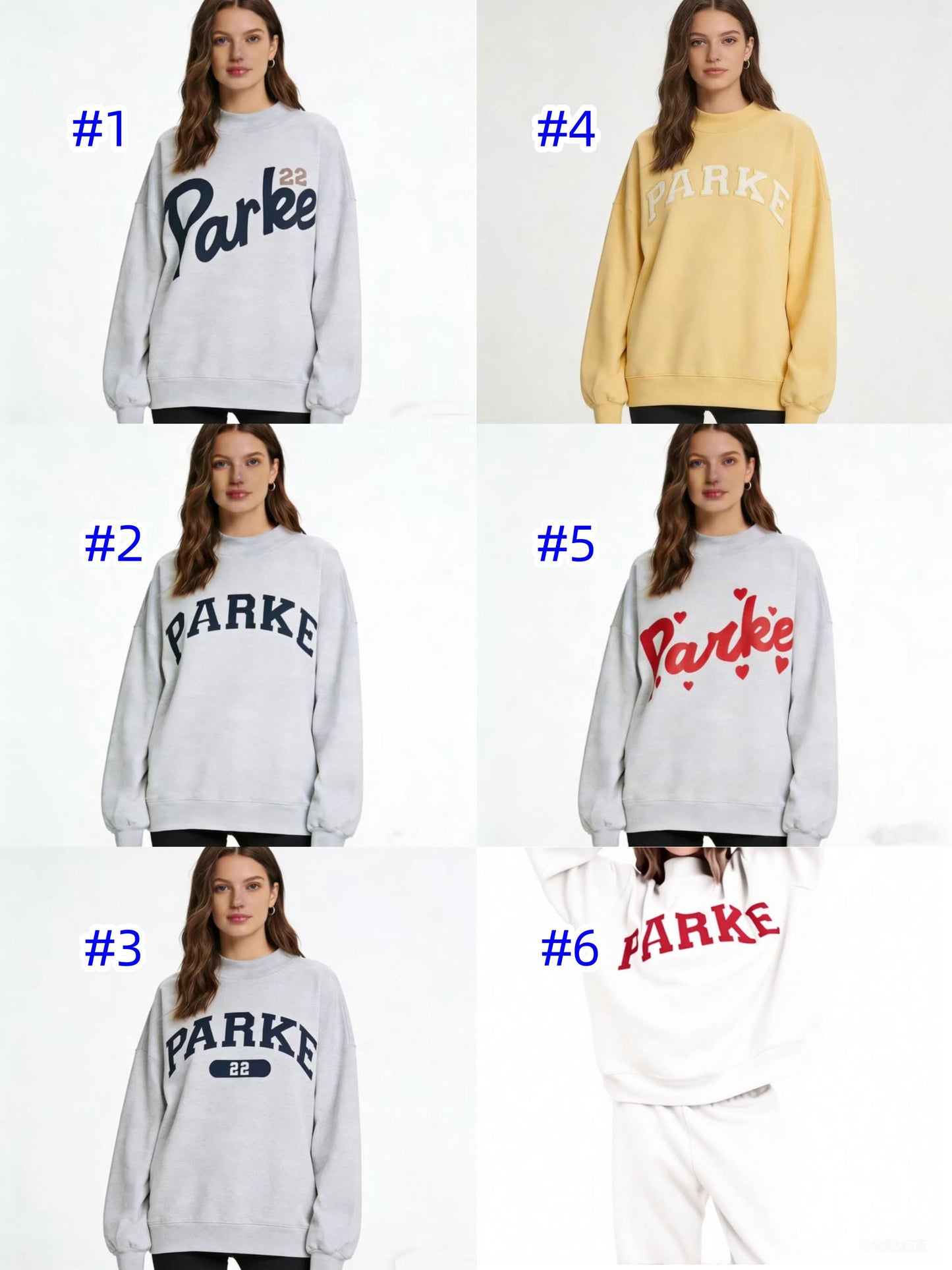 Parke Crewneck Sweatshirt 100% cotton