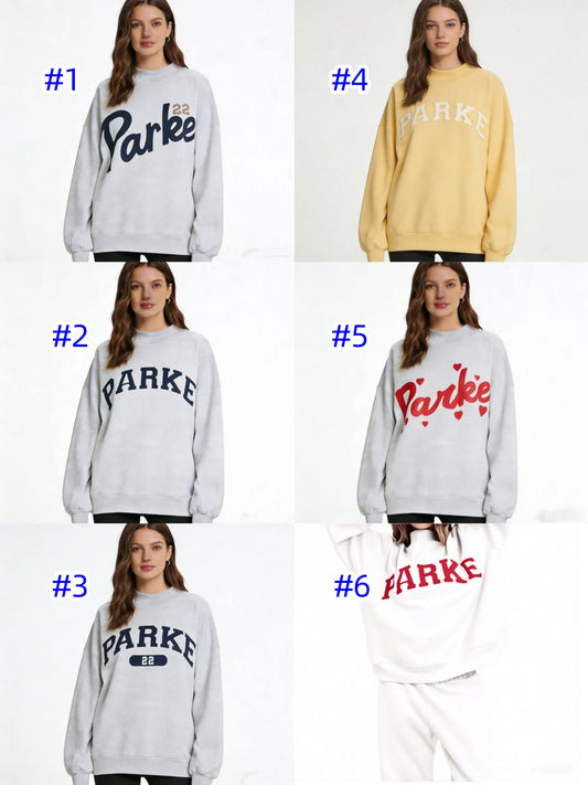 Parke Crewneck Sweatshirt 100% cotton