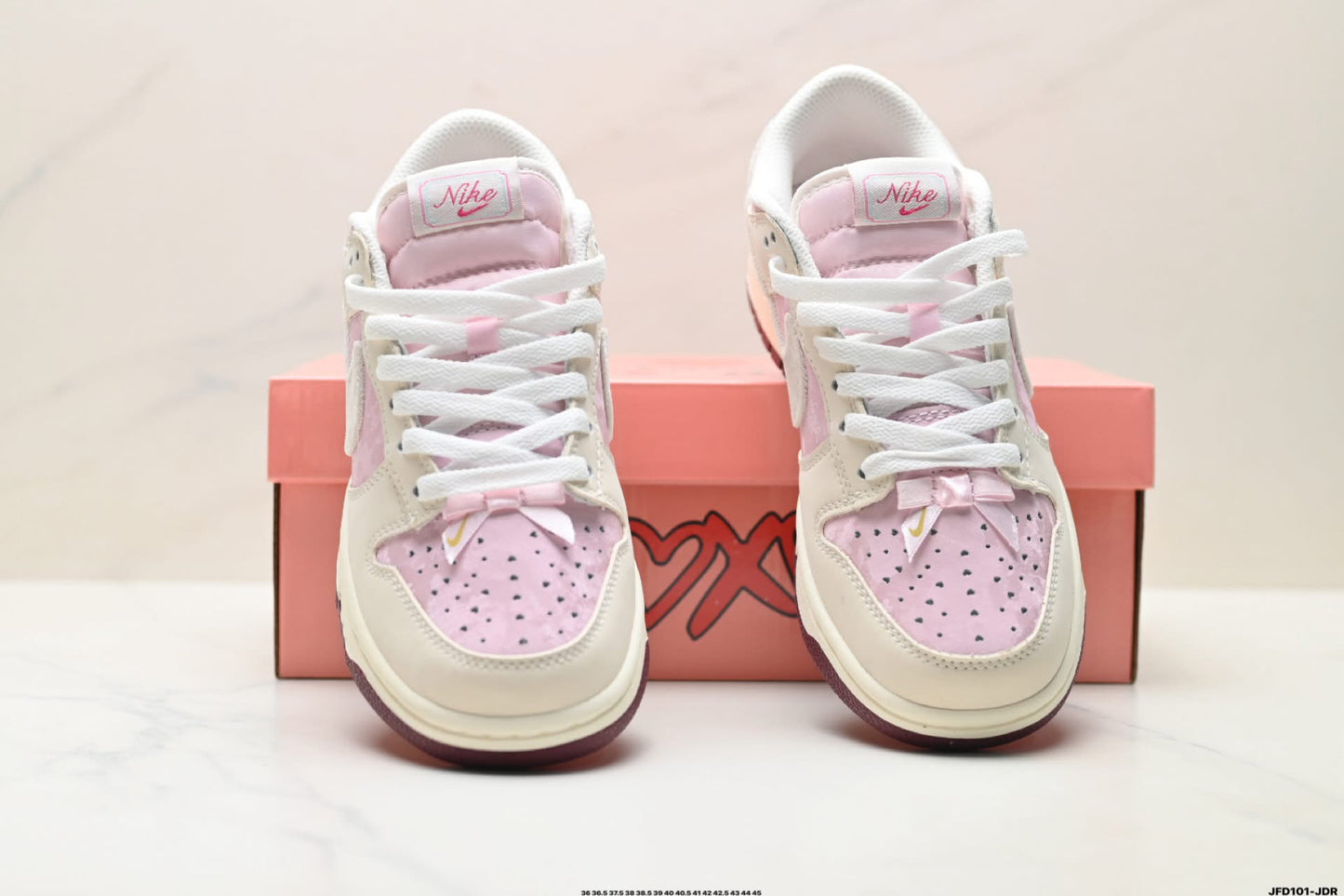 Nike Dunk Low Pink Bow Sneakers