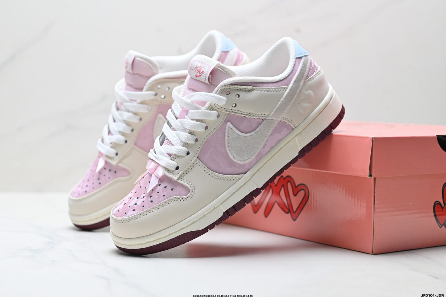 Nike Dunk Low Pink Bow Sneakers