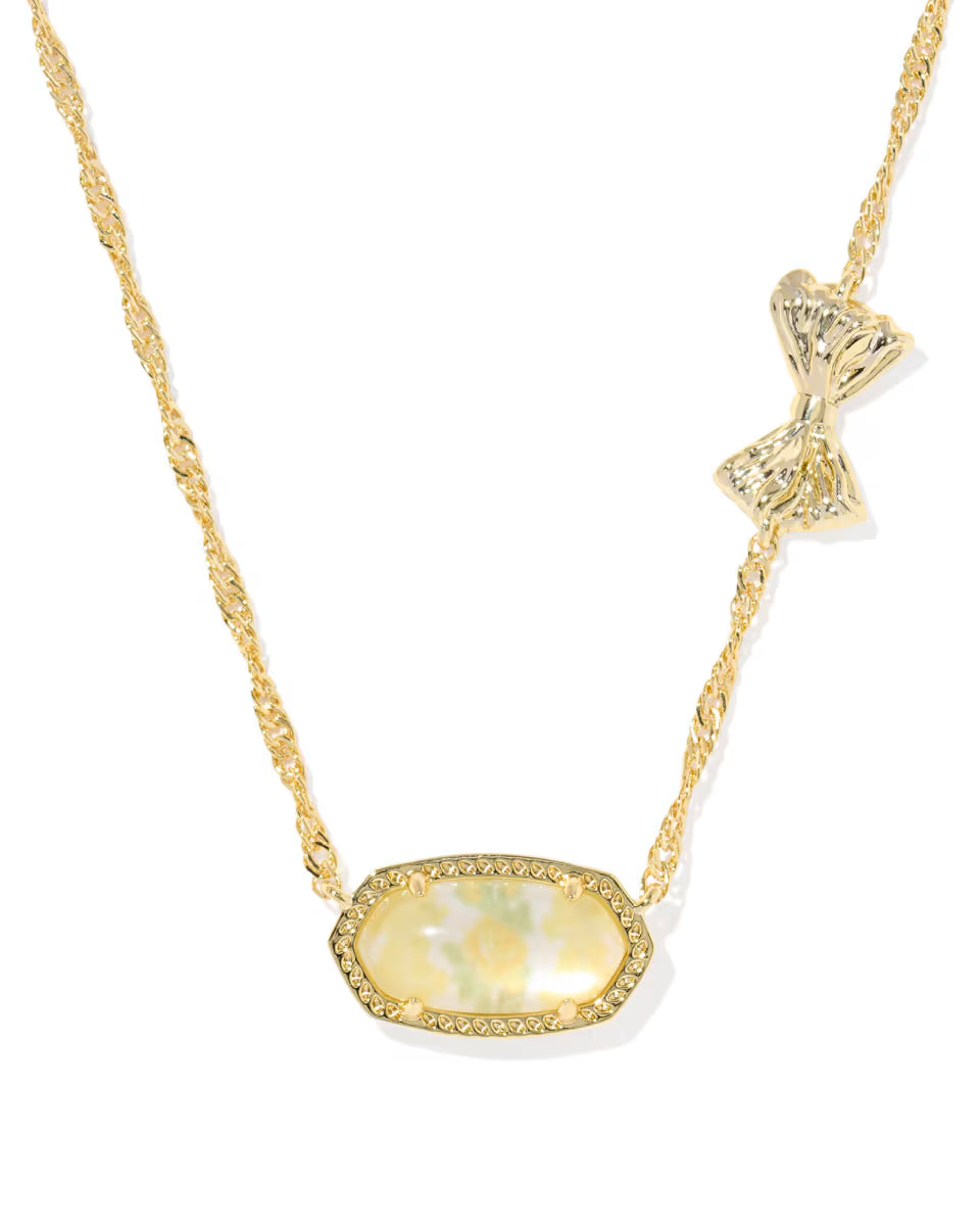 Love Shack Fancy Bow Necklace