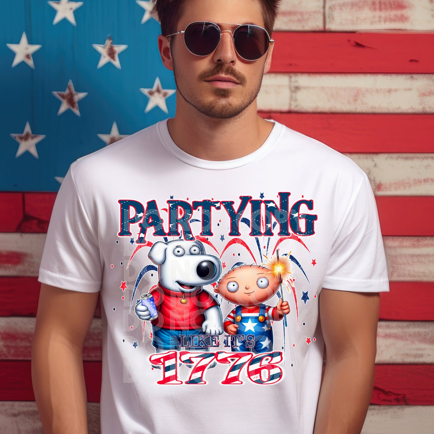 4th of July Character Shirts Multiple Designs