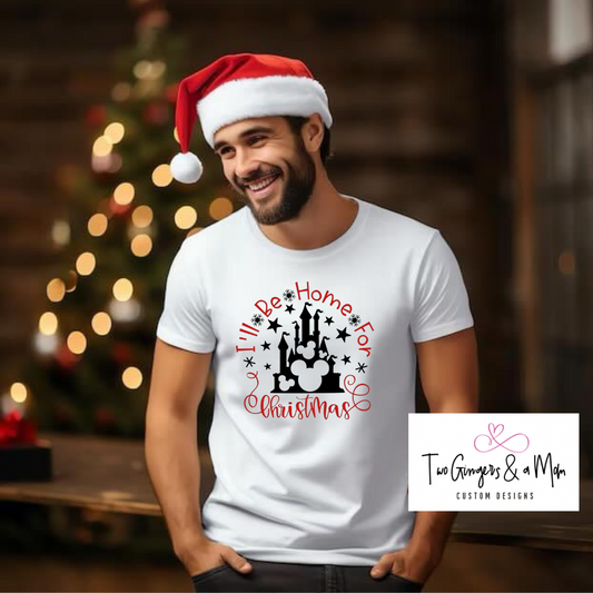 I'll Be Home For Christmas Mickey Sweatshirt/T-shirt