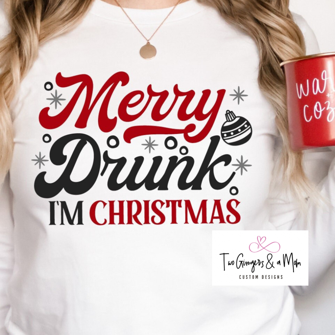 Merry Drunk I'M Christmas T-shirt/Sweatshirt