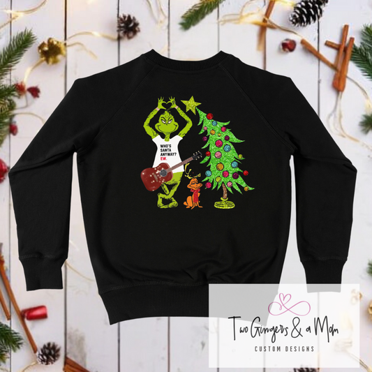 Green Man Swiftie Christmas Sweatshirt