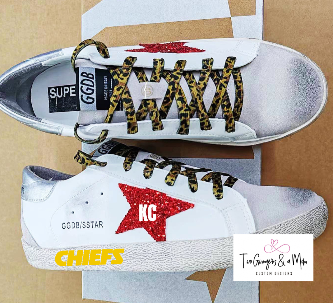 Customized Golden Goose Dupe Kansas City Chiefs Shoes