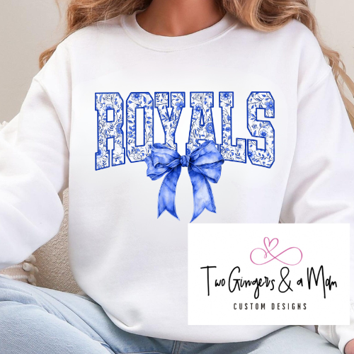 Royals Floral Crewneck Sweatshirt
