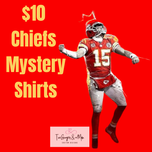 KC CHIEFS $10 MYSTERY T-SHIRT