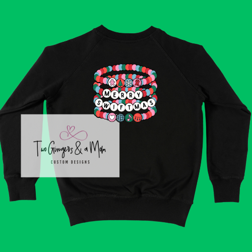 Swiftie Friendship Bracelets Merry Swiftmas Sweatshirt