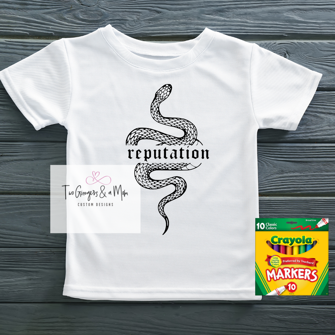 Taylor Swift Color Your Own Coloring Shirt