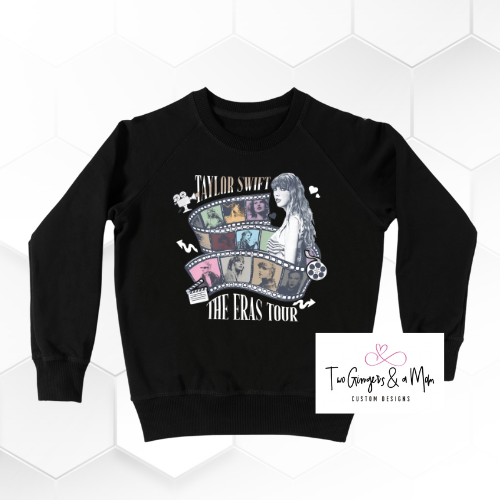 Taylor Eras Theater Strip Sweatshirt