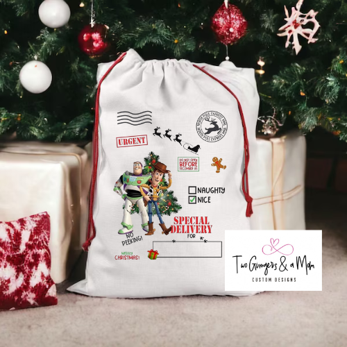 Custom Jumbo Santa Sacks