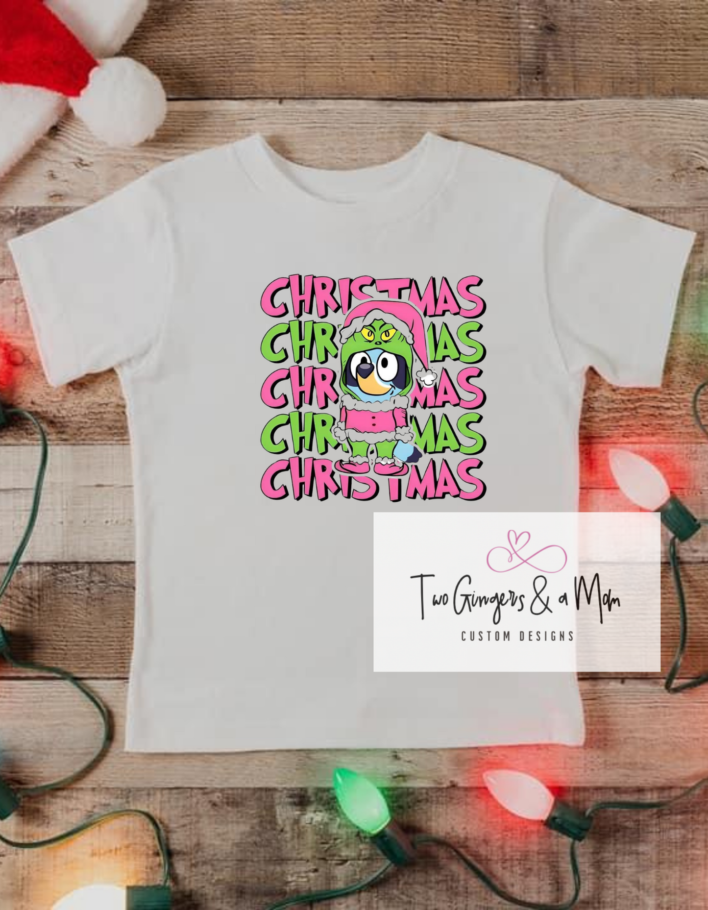 Bluey Christmas Grinch T-shirt/ Sweatshirt