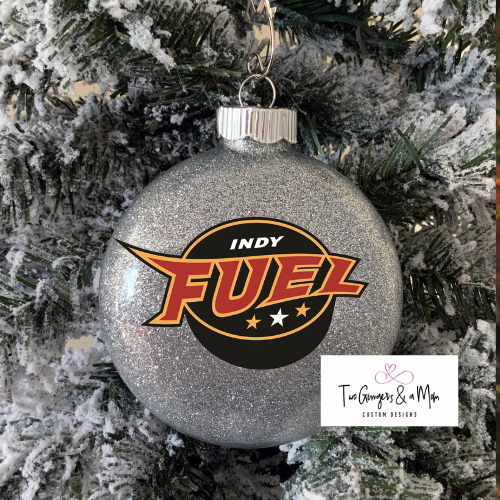 Fuel Hockey Glitter Ornament