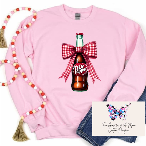 Dr Pepper Bow Sweatshirt