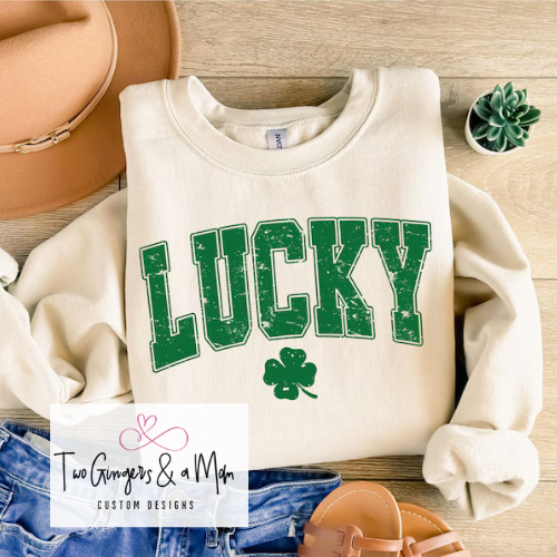 Lucky St Patrick's Day Crewneck