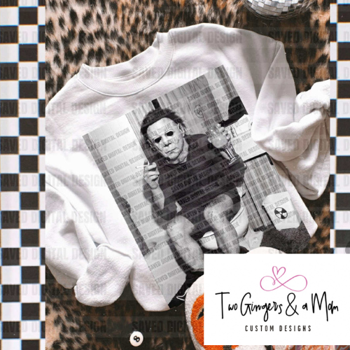 Ozzy Ghost Face / Michael Myers T-Shirt