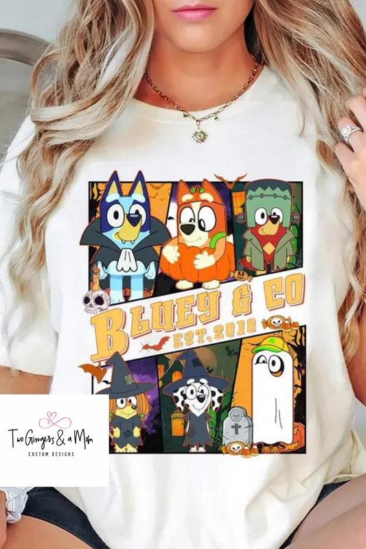 Bluey Halloween & Co T-Shirt