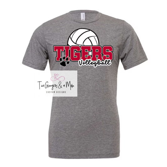 Tigers Volleyball T-shirt or Hoodie