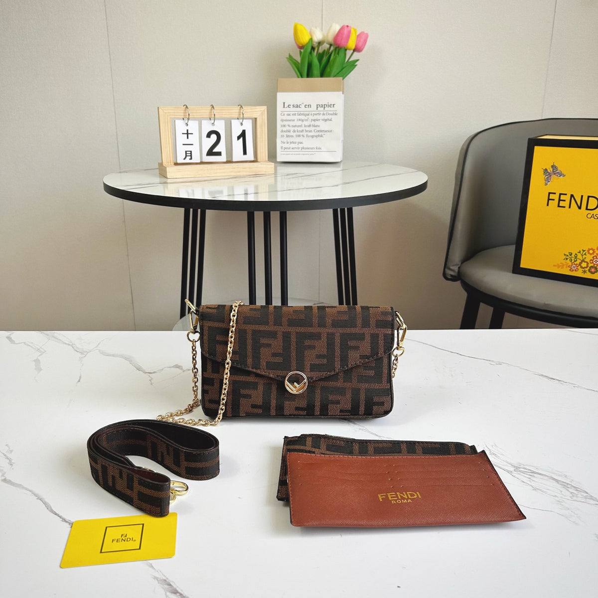 Fendi 6 Piece Bag Set