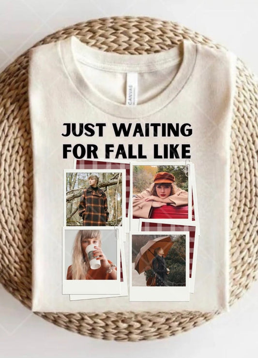 Just Waiting for Fall Taylor Swift T-shirt