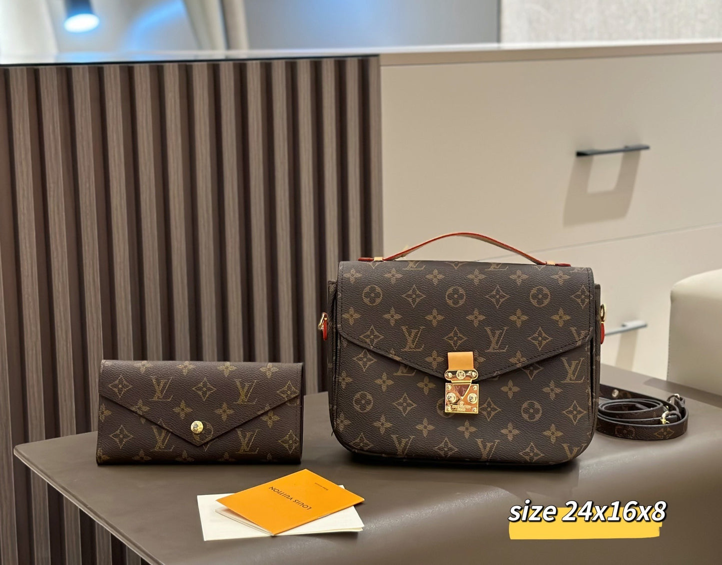 LV Crossbody and Wallet Mirror Quality